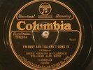 Irene Gibbons & Clarence Williams' Jazz Band (w. King Oliver) Columbia 14362, E-
