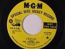 LEATHER BOY: Soulin' / On The Go 45 (dj, w/ company sleeve, disc close to M-) R