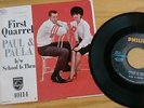 Four 45 RPM Records with free shipping to Denmark