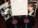 THE BEATLES WHITE ALBUM 2 LP w/Inserts LATE 1980'S 2nd ISSUE PURPLE C1 CAPITOL