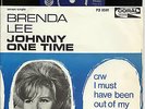 BRENDA LEE    SOUTH AFRICA  PS 45  JOHNNY ONE TIME
