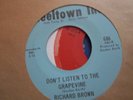 Rare Soul 45 RICHARD BROWN Sweet and Kind STEELTOWN listen