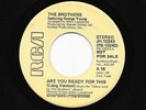 Crossover Soul 45 THE BROTHERS feat. George Young Are You Ready For This RCA