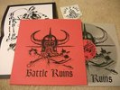 rare BATTLE RUINS LP on CLEAR VINYL boston strangler hardcore oi rac kbd schism