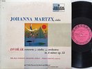 JOHANNA MARTZY:Dvorak Vln Conc/Ravel/Mihaud Vln Wks:Decca Pink Promo DL 9858:NM