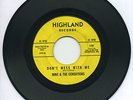 MIKE & THE CENSATIONS   Don't Mess With Me   northern soul/funk (NM)  HIGHLAND $