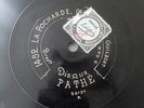 Yvette Guilbert La Pocharde & Le Fiacre Pathe Gravé 21 CM