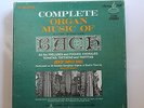 Bach: The Complete Organ Music of Johann Sebastian Bach 18 LPs Near Mint