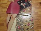 Blondie - Rare cardboard cutout standee Plastic Letters Lp Chrysalis Records