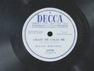 BILLIE HOLIDAY Crazy He Calls Me DECCA WL PROMO 24796 78 RPM / V+