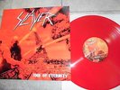 SLAYER END OF ETERNITY LTD ED LP  200  COPIES RED  WAX  METAL PARIS 2011 NO IRON