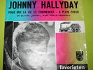 JOHNNY HALLYDAY - HOLLAND - SP - POUR MOI LA VIE VA COMMENCER - RARE
