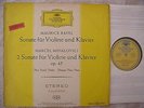 MAX ROSTAL - RAVEL - MIHALOICI- VIOLIN SONATA - DGG Red Stereo SLPM 138016 Lp