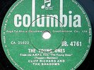 Cliff Richard The Shadows 78 rpm Record India press DB.4761 We say yeah