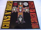 GUNS N' ROSES   APPETITE FOR DESTRUCTION ** 1987 GEFFEN LP RARE SLV.