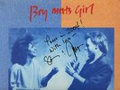 BOY MEETS GIRL Boys Meets Girl (Autographed 1985 U.S. Radio Station Promo LP)