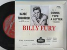 BILLY FURY UK RED LABEL  GONNA TYPE A LETTER= LIMITED F/B=PICTURE SLEEVE 45= 7