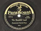 The unclouded day / The beautiful land   The Paramount Sacred Four  PARAMOUNT 