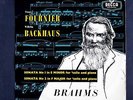 PIERRE FOURNIER / WILHELM BACKHAUS / BRAHMS SONATAS DECCA LXT 5077 ORANGE SILVER