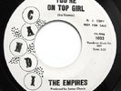 MONSTER RARE 45 THE EMPIRES You're On Top Girl CANDI LABEL 1033 NORTHERN PROMO