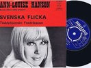ANN-LOUISE HANSON Svenska  Flicka Norwegian 45PS 1969 Eurovision