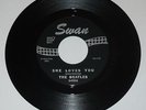 Beatles She Loves You b/w I’ll Get You Swan 45 RPM Record Beautiful Near Mint