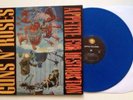 GUNS N' ROSES APPETITE FOR DESTRUCTION - RARE BLUE COLOR VINYL LP (NM)