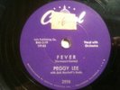 PEGGY LEE - fever b/w you don't know - CAPITOL - 78 RPM