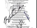 VERY RARE - BRUCE SPRINGSTEEN & E-STREET BAND - ORIGINAL HAND SIGNED AUTOGRAPHS