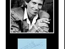 VERY RARE - KEITH RICHARDS - THE STONES - ORIGINAL HAND SIGNED AUTOGRAPH