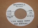 Ray Whitley Ive Been Hurt b/w There Is One Boy 45 From Publishing Co RARE WLP M