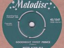 Acker Bilk Goodnight Sweet Prince Rare UK Melodisc 45 Top 50 Chart Hit 1 week