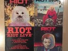 4 LP´s Riot - Narita/Riot live/Fire Down Under/Restless Breed