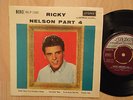RICKY NELSON part 4 1ST PRESS UK  rare rockabilly  EP NEAR MINT 