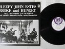 SLEEPY JOHN ESTES BROKE AND HUNGRY DELMARK PA-6207 JPNese Pressing Vinyl LP