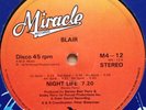 Blair - Nightlife - Miracle Records - Rare UK 12