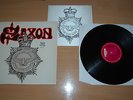 SAXON Strong Arm Of The Law LP WITH RARE PATCH 1980 CARRERE UK FIRST PRESS CAL 1