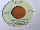 Rare Crossover  45  **  GENE BOYD  -  Thought Of You Today  **  PARAGON