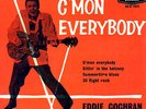 EDDIE COCHRAN 1960 UK=RARE C'MON EVERYBODY=ROUND LONDON EP. 45-rpm BEAT ROCK  7