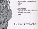 C. James Sheppard / Denise Ondishko Lp Electronic Valve Instrument Opus One HEAR