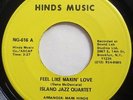 * ISLAND JAZZ QUARTET Feel Like Makin Love CRAZY RARE ISLAND AFRO FUNK 45 Hear