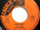 * PATTI CHARLES Music Lady  ISLAND DISCO FUNK Clive Bradley 45 HEAR