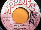 * SHARK WILSON & BASEMENT HEATERS Make It Reggae JA FUNK SKA Moodisc 45 Hear