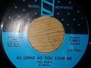 AS LONG AS YOU LOVE ME (I LL STAY) RONNIE AND ROBYN 7 INCH VINYL
