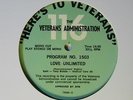 Love Unlimited interview + music Lp  Veterans Admin.#1503 VG++ b/w Freddie Hart