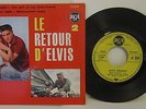 ELVIS LE RETOUR D'ELVIS FRENCH EP YELLOW ORIG LABEL RARE 