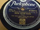 VINTAGE 78 rpm RECORD - IDA COX - DEATH LETTER BLUES - NEAR MINT.