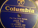 HOT DANCE  JOE HAYMES Columbia Blue Shellac 2739-D JAZZ PIE Solid E