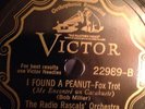HOT DANCE  RADIO RASCALS (Snooks) Victor 22989 Dixie/Found a Peanut (Stomper) E+