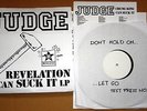 JUDGE - Revelation Can Suck It - LP - TEST PRESS Youth Of Today Shelter Bold